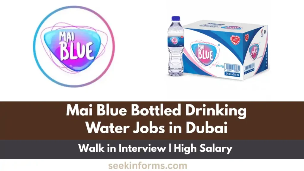 Mai Blue Bottled Drinking Water Jobs in Dubai